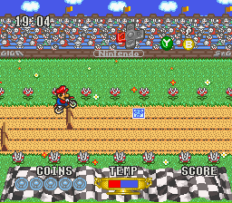 BS Excitebike - Bunbun Mario Battle Stadium 1 Screenthot 2